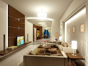 现代简约四居室260平米76.8万 欧陆苑装修案例 北京房天下家居装修网